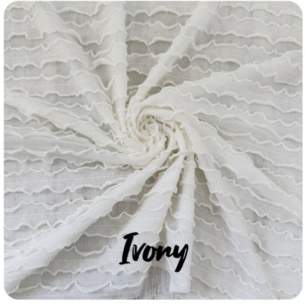 Ivory Ruffle