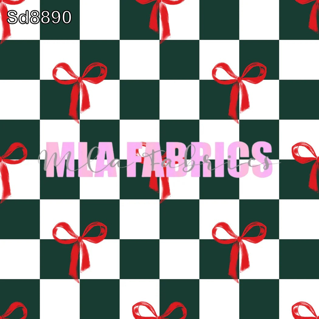 Christmas Checkered & Bows