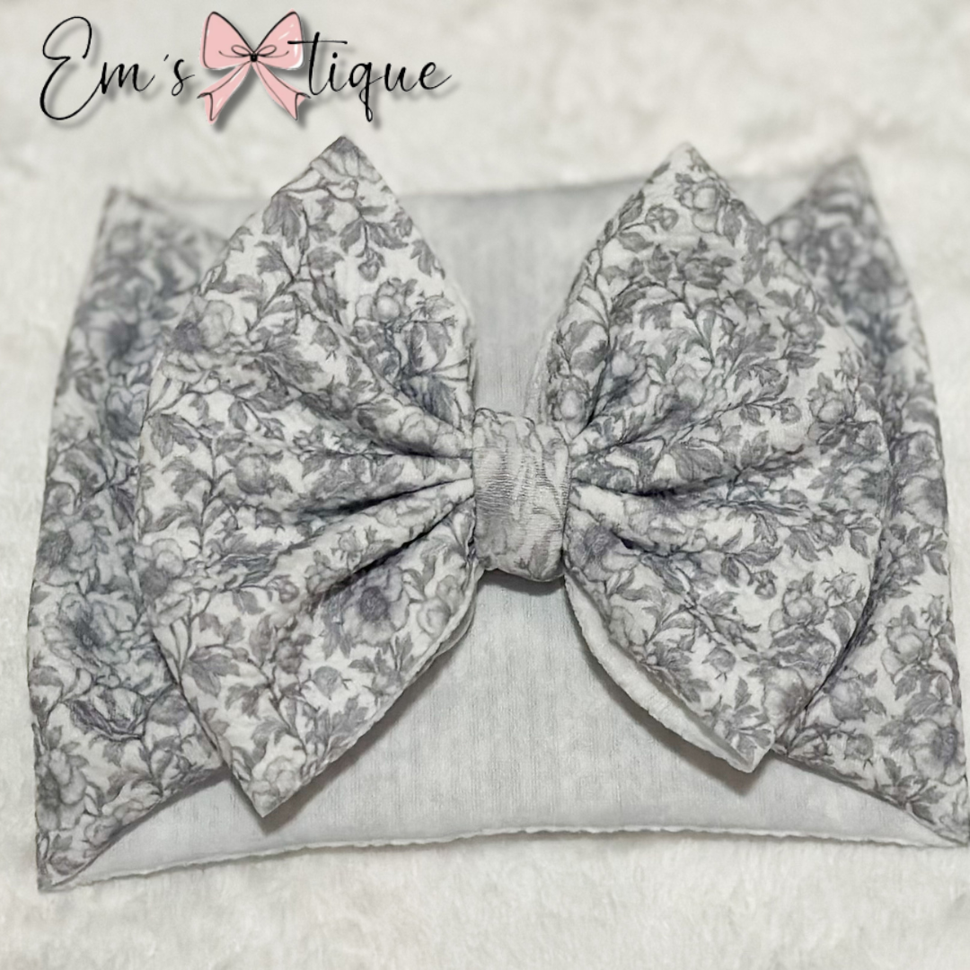 Grey Toile Floral