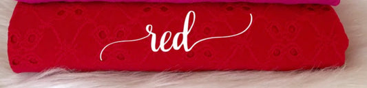 Red Eyelet
