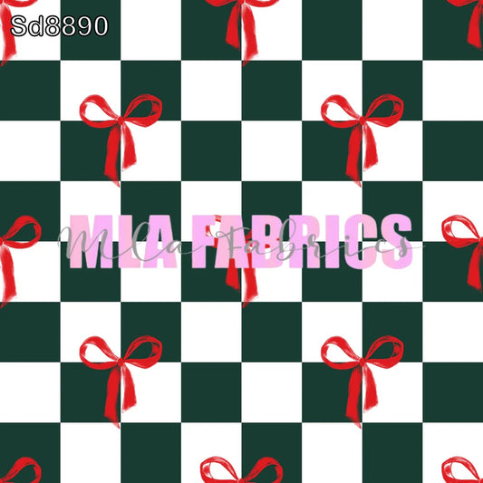 Christmas Checkered & Bows
