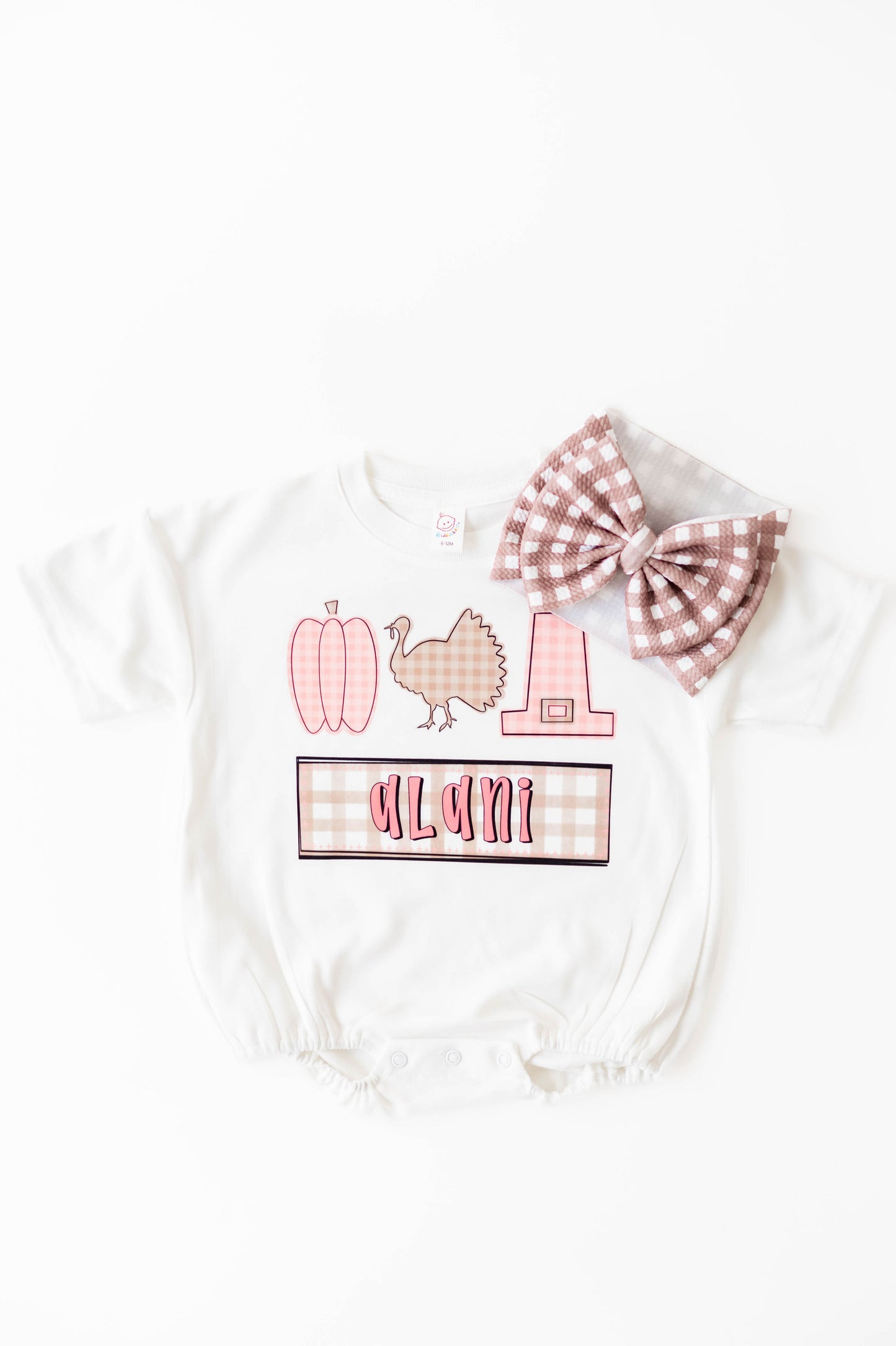 Personalized Thanksgiving Romper