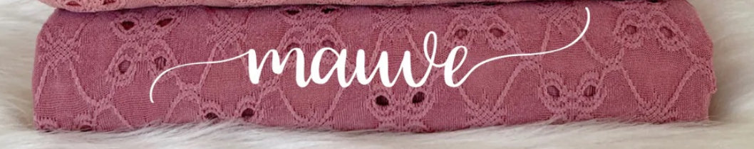 Mauve Eyelet