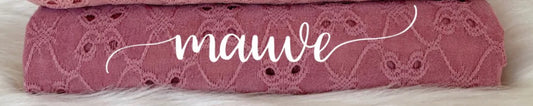 Mauve Eyelet