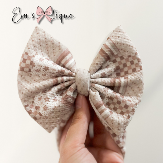 Neutral Boujee Patchwork