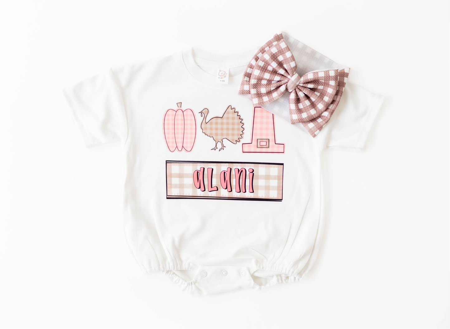 Personalized Thanksgiving Romper