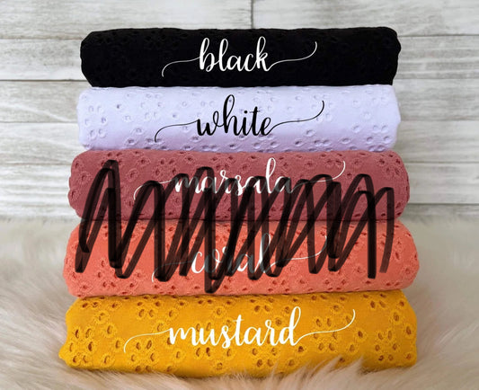 Black Eyelet