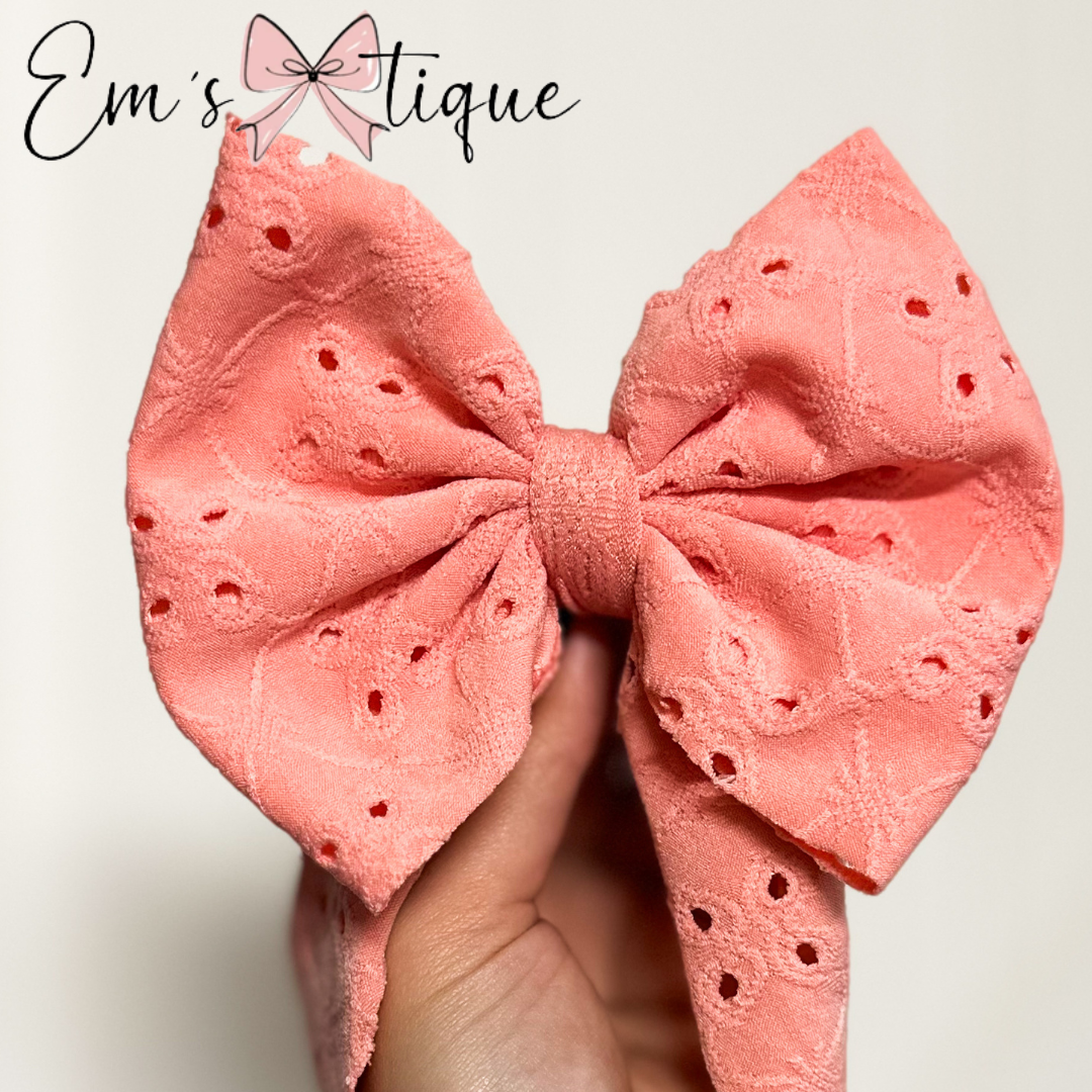 Pink Eyelet