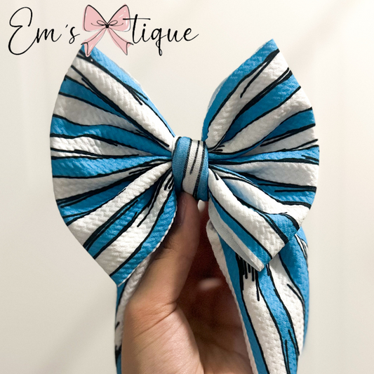 Blue Whimsical Stripes