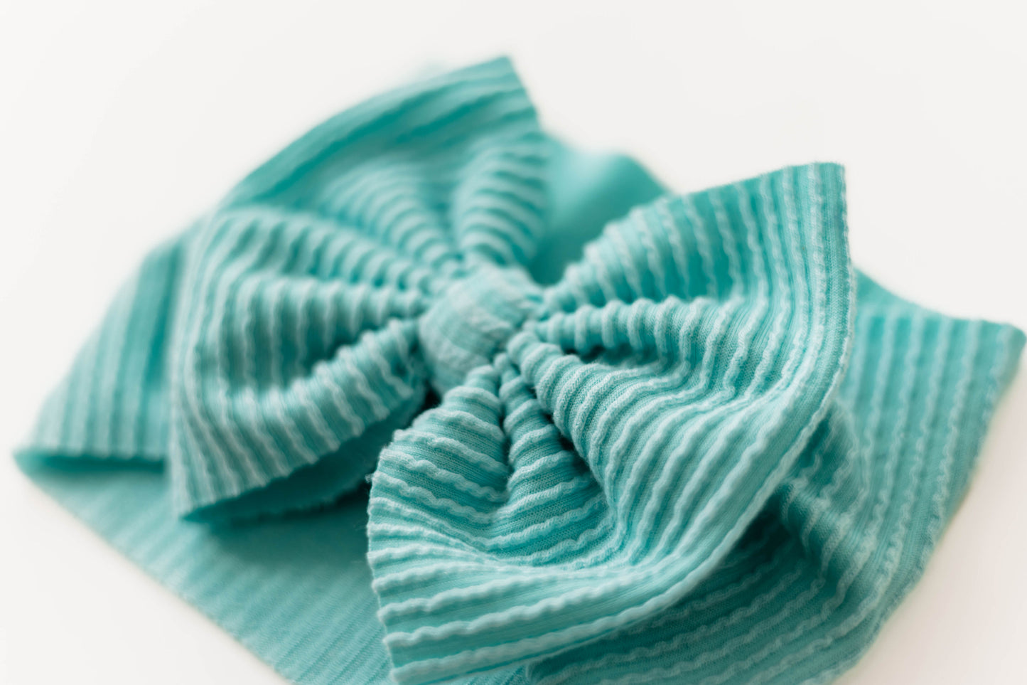 Sapphire Waved Rib Knit